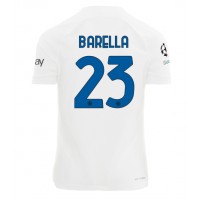 Dres Inter Milan Nicolo Barella #23 Preč 2023-24 Krátky Rukáv